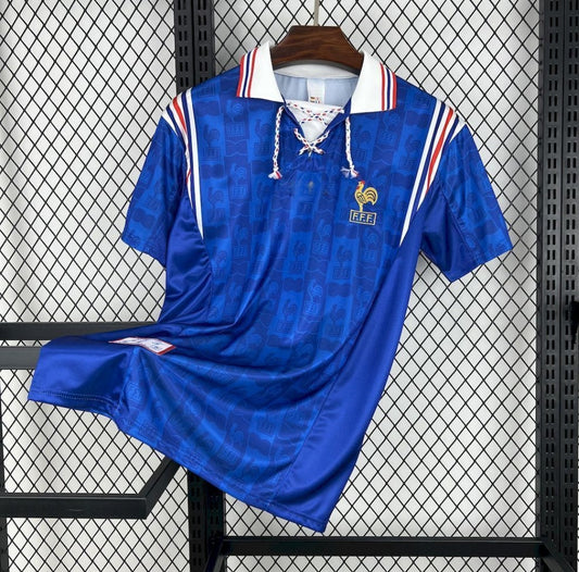 1996 Retro France Home Jersey