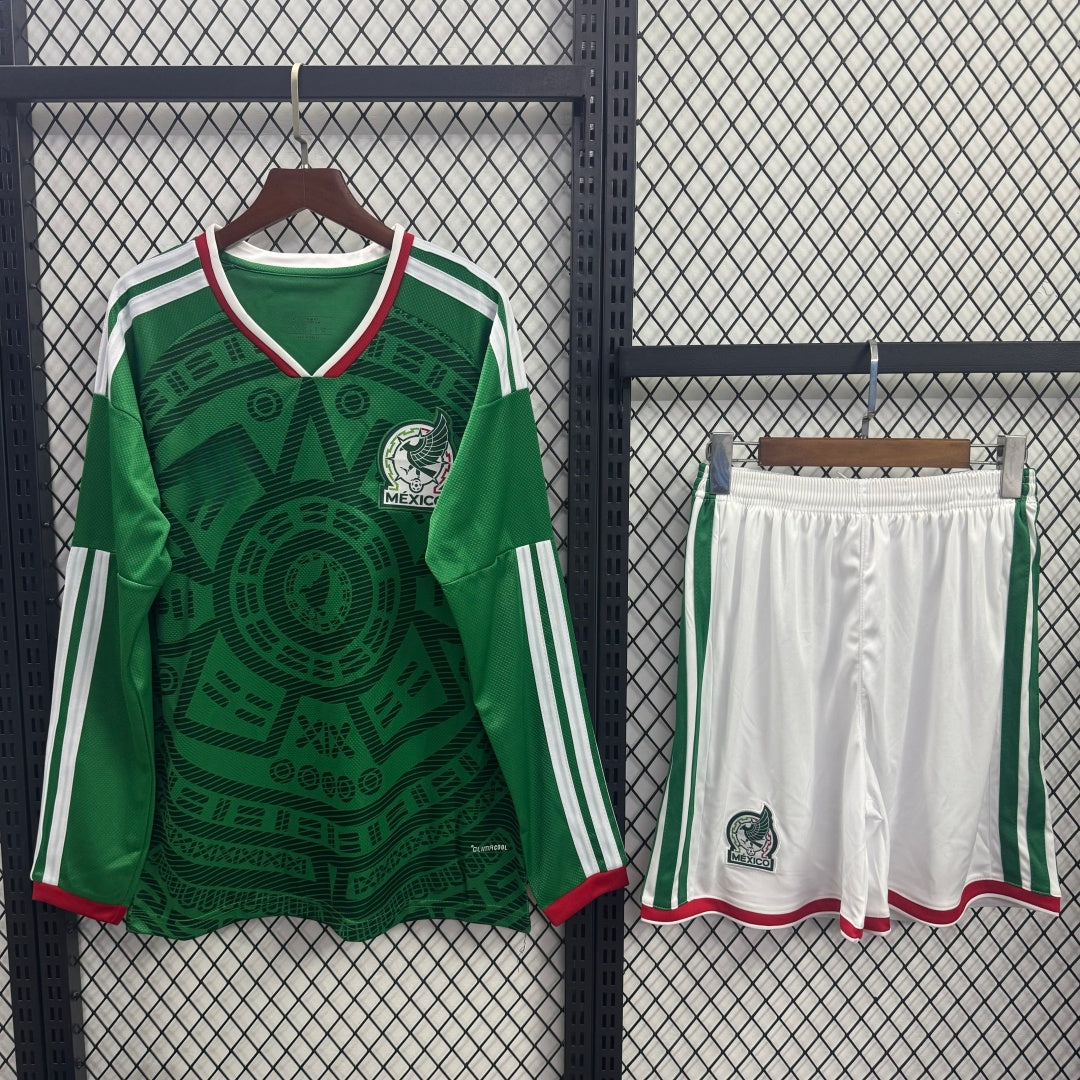 25/26 Mexico Home Long Sleeve Adult Full Set