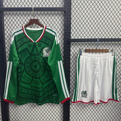25/26 Mexico Home Long Sleeve Adult Full Set