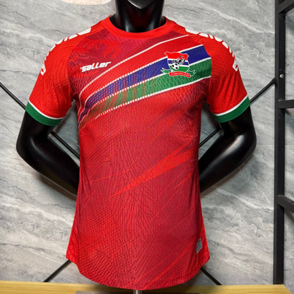25/26 Gambia Red Player Version Jersey