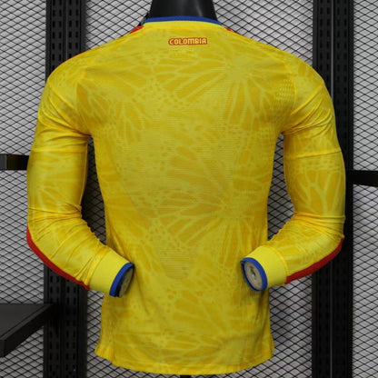 25/26 Colombie Home Player Version Long Sleeve Jersey