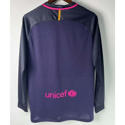 FC Barcelona Away Retro Long Sleeve 2016 2017 Jersey