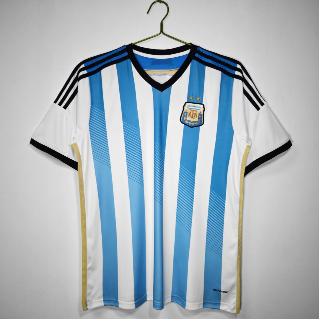 2014 Argentine Home Retro Jersey