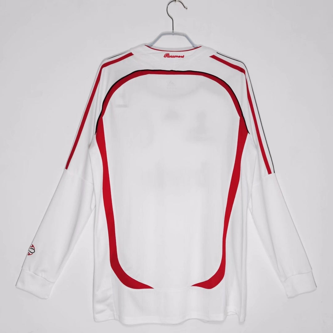 2006 2007 AC Milan Away Retro Long Sleeve Jersey