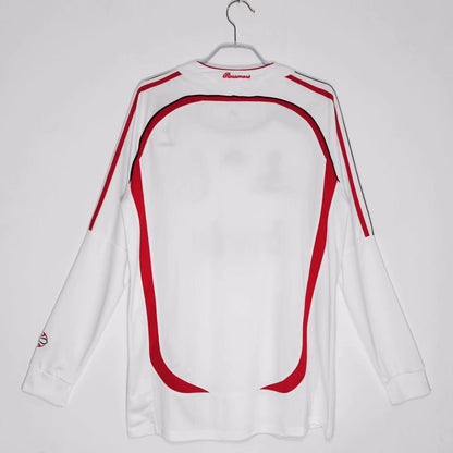 2006 2007 AC Milan Away Retro Long Sleeve Jersey