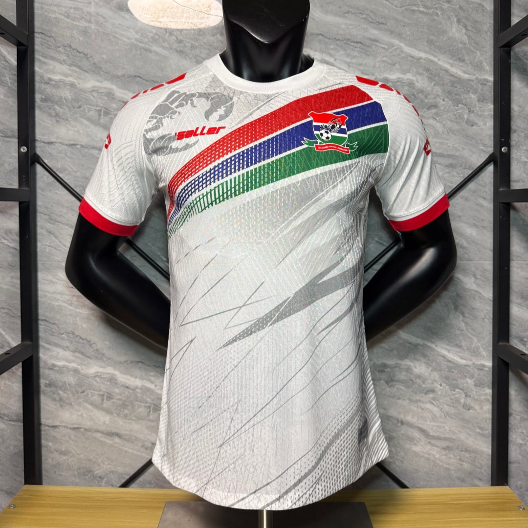 25/26 Gambia White Player Version Jersey