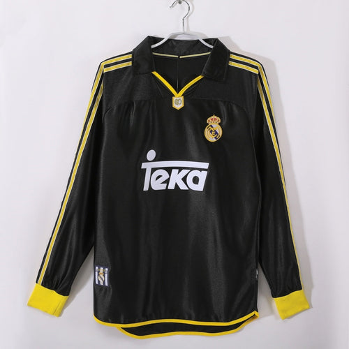1999-2001 Retro Real Madrid Away Long Sleeve Jersey