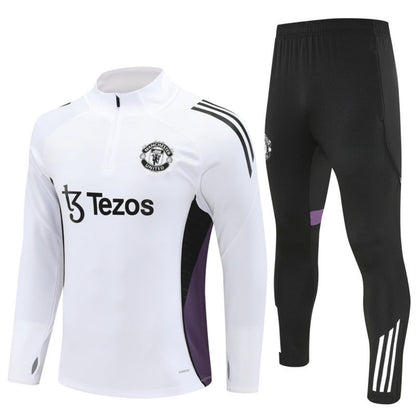 25/26 Manchester United White Tracksuit
