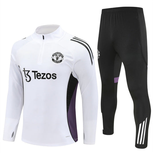 25/26 Manchester United White Tracksuit