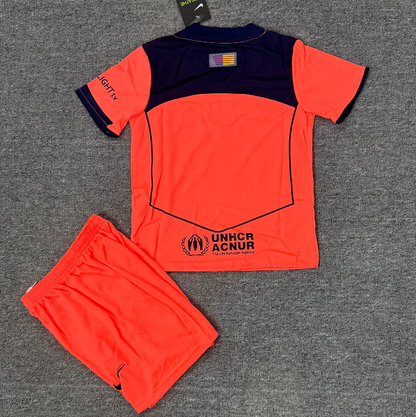 25/26 Barcelona Third Kids Set