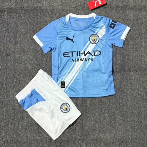 25/26 Manchester City Home Kids Set