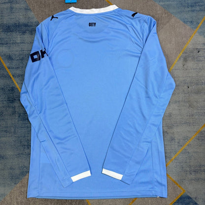 25/26 Manchester City Home Long Sleeve Jersey