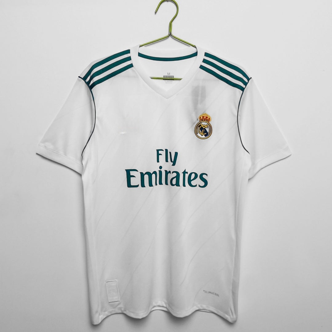 2017-2018 Retro Real Madrid Home Jersey