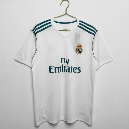 2017-2018 Retro Real Madrid Home Jersey