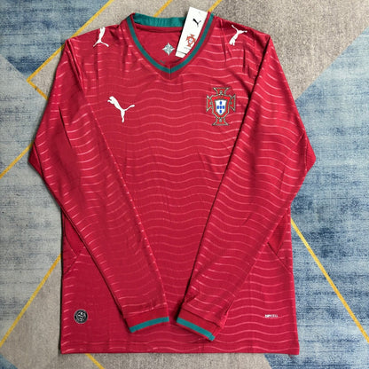 25/26 Portugal Home Long Sleeve Jersey
