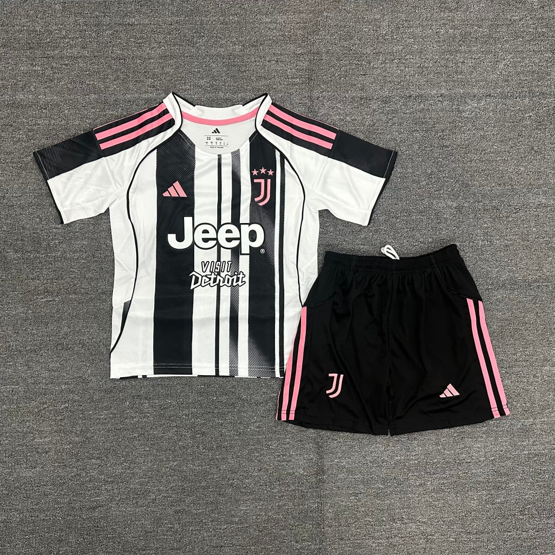 25/26 Juventus Home Kids Set