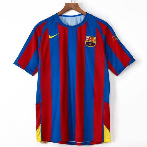 2005-2006 Barcelona Home Retro Jersey