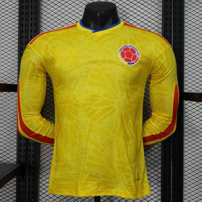 25/26 Colombie Home Player Version Long Sleeve Jersey