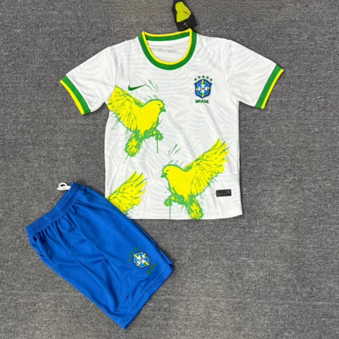 25/26 Brazil Special bird White Kids Set