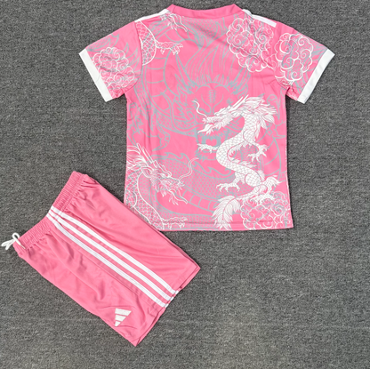 25/26 Real Madrid dragon Pink Kids Set