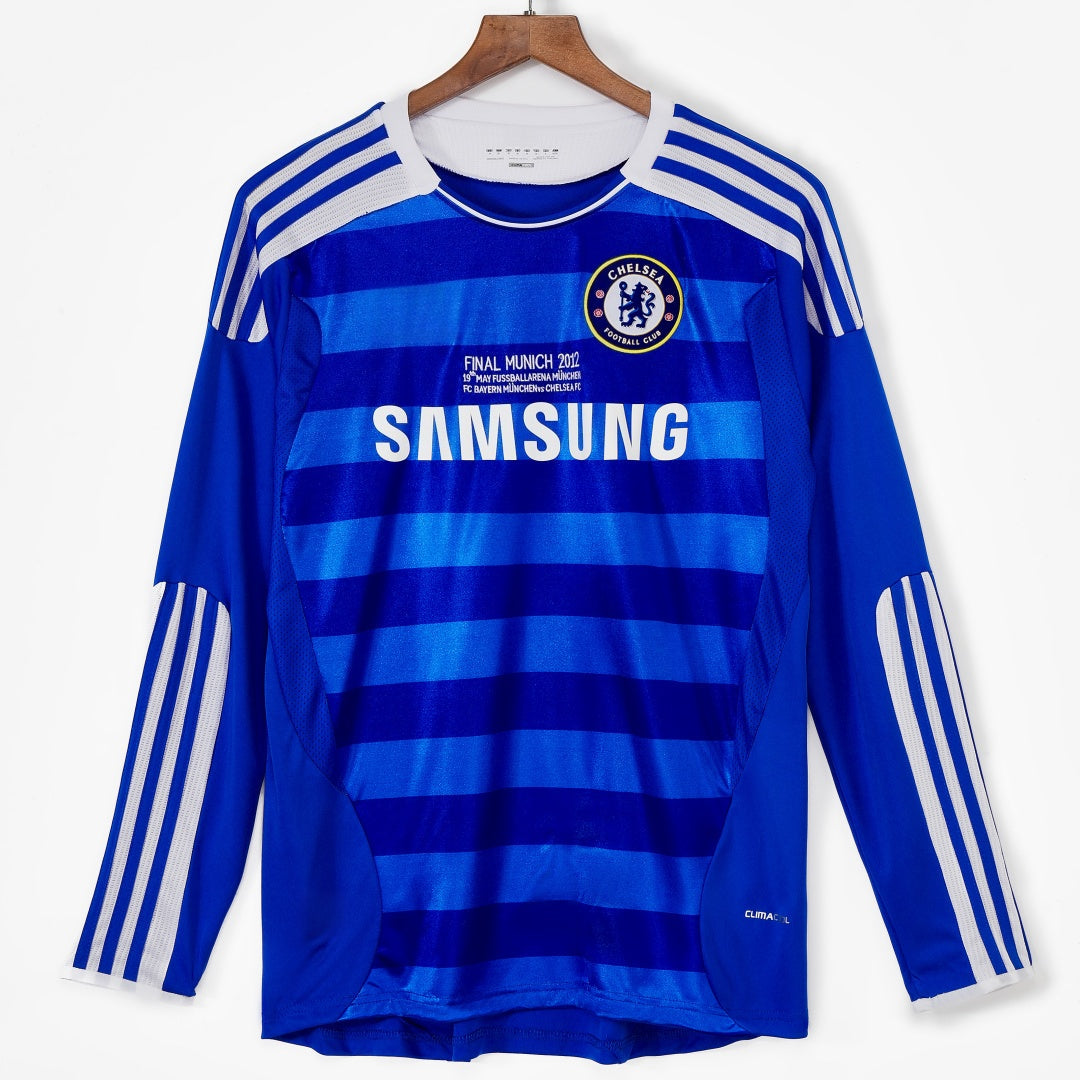 2011-2012 Chelsea Home Retro Long Sleeve Jersey