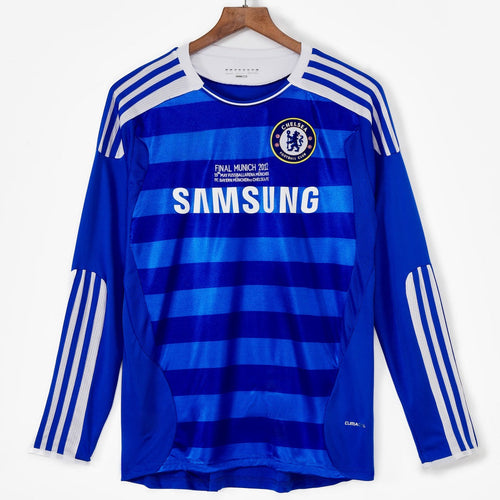 2011-2012 Chelsea Home Retro Long Sleeve Jersey