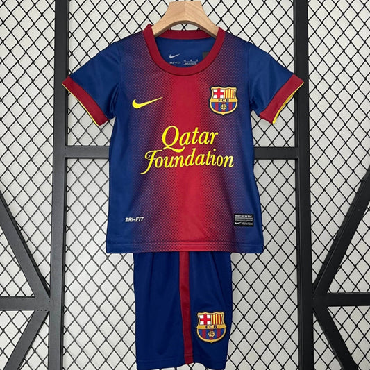 2012-2013 Barcelona Home Retro Kids Set