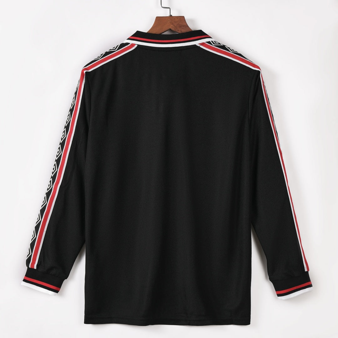 1998-1999 Manchester United Away Retro Long Sleeve Jersey