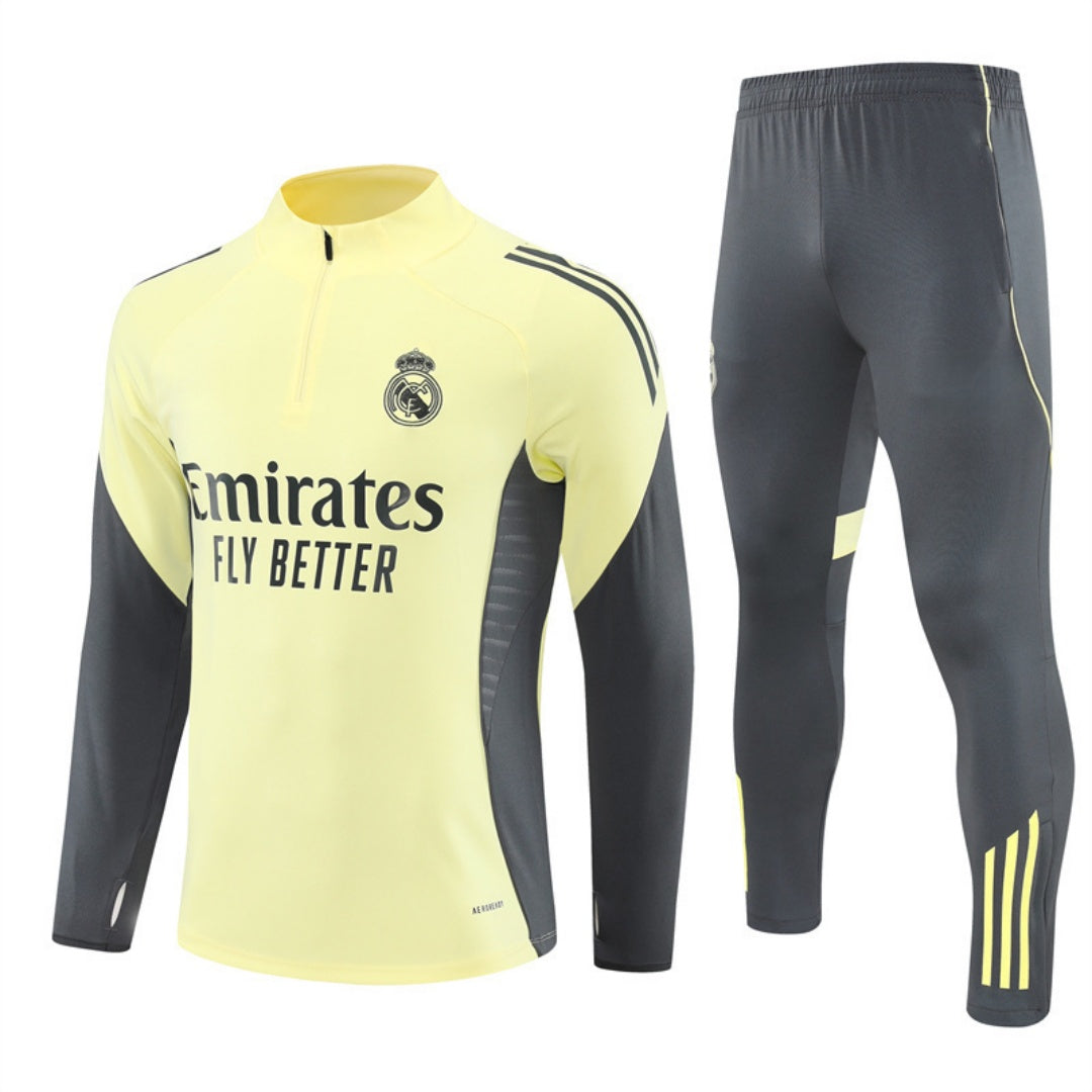 25/26 Real Madrid Yellow Special Tracksuit