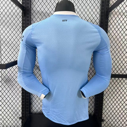 25/26 Manchester City Home Player Version Long Sleeve Jersey