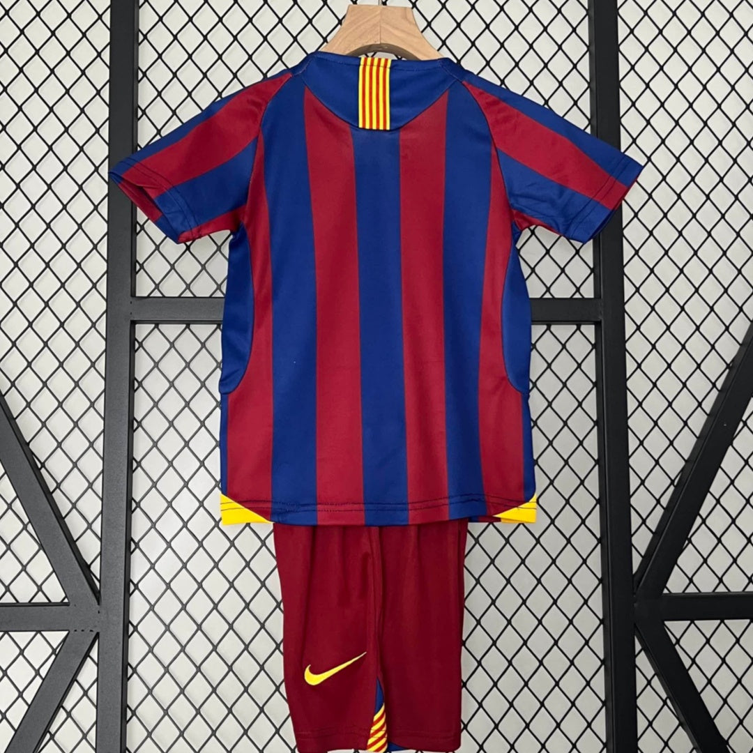 2005-2006 Barcelona Home Retro Kids Set