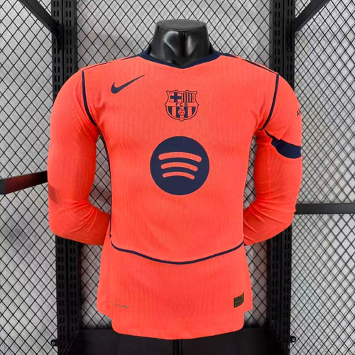 25/26 Barcelona Third Player Version Long Sleeve Jersey