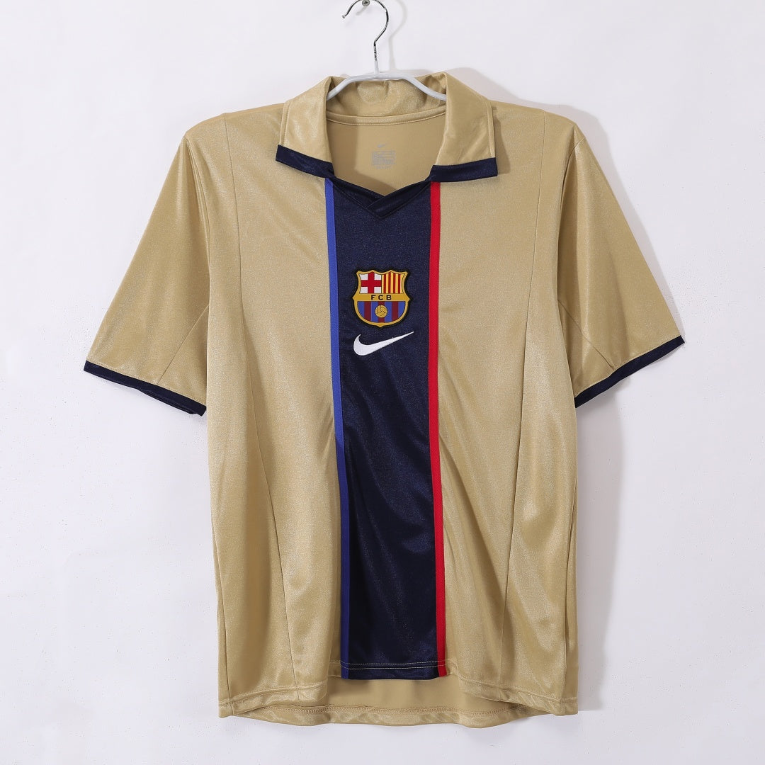 2001-2002 Barcelona Away Retro Jersey
