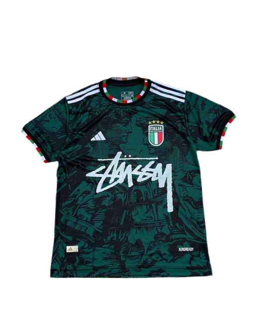 ITALIE X STUSSY - VERT JERSEY