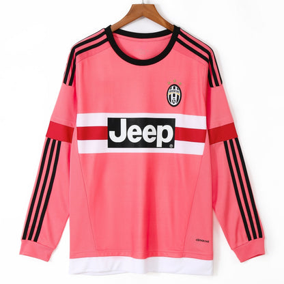2015-2016 Juventus Away Long Sleeve Retro Jersey