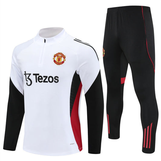 25/26 Manchester United White Tracksuit