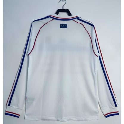 1998 France Away Retro Long Sleeve Jersey