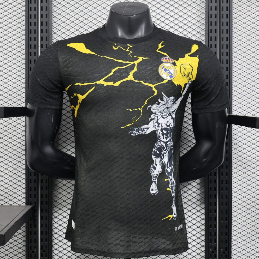 25/26 Real Madrid Special Player Version Black A Jersey