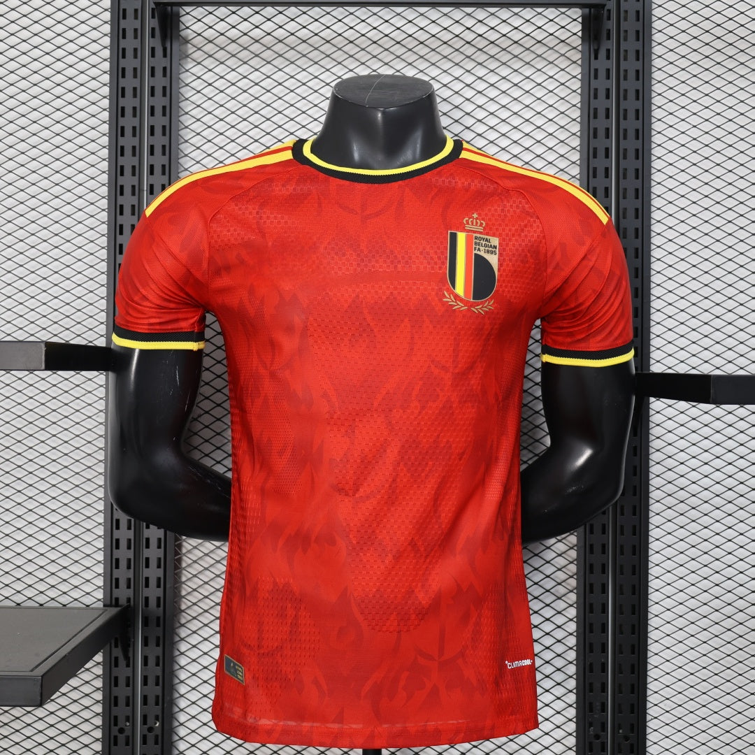 25/26 Belgium Home Player Version Jersey