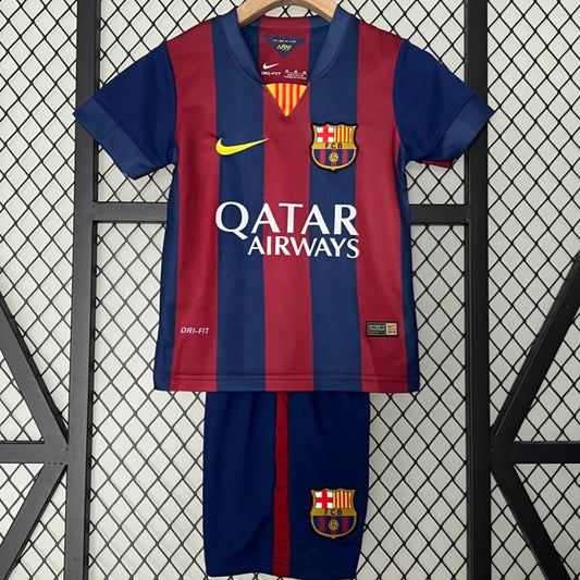 2014-2015 Barcelona Home Retro Kids Set