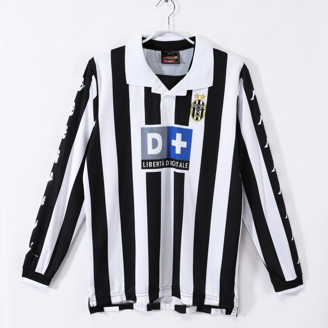 1999-2000 Juventus Home Retro Long Sleeve Jersey