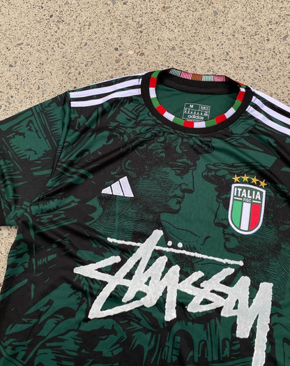 ITALIE X STUSSY - VERT JERSEY