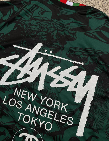 ITALIE X STUSSY - VERT JERSEY