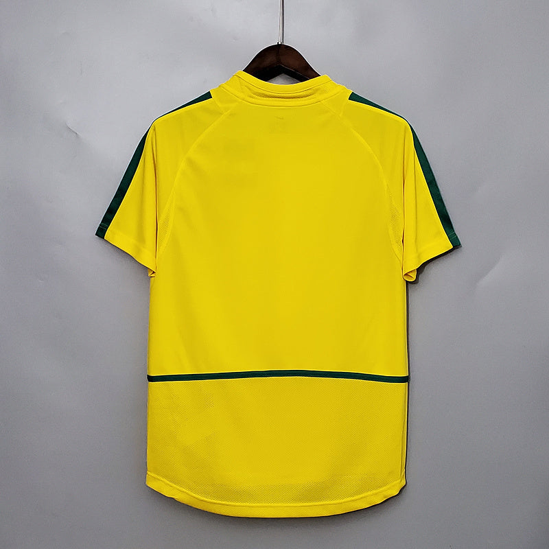 Brazil Home Retro 2002 Jersey