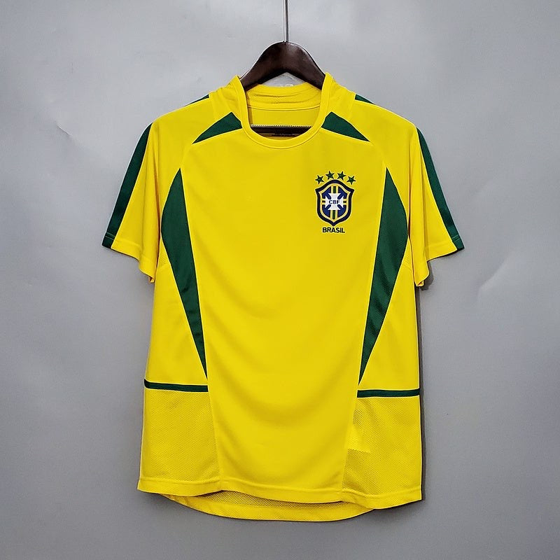 Brazil Home Retro 2002 Jersey