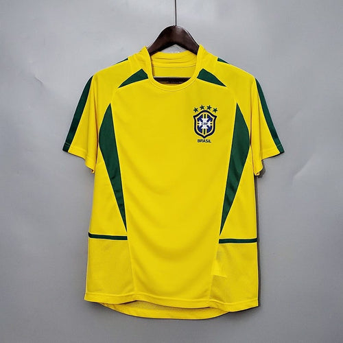 Brazil Home Retro 2002 Jersey