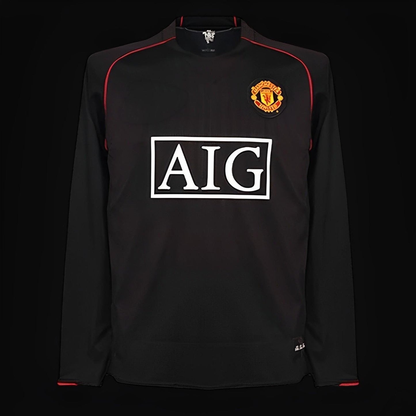 Manchester United Away Retro Long Sleeve 2007 2008 Jersey