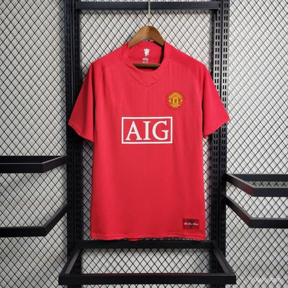 Manchester United Home Retro 2007 2008 Jersey