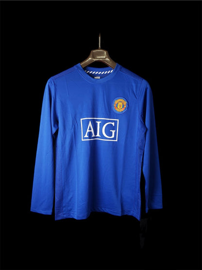 Manchester United Third Retro Long Sleeve 2007 2008 Jersey