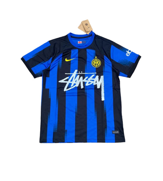 MAILLOT STUSSY X "INTER" - BLEU/NOIR